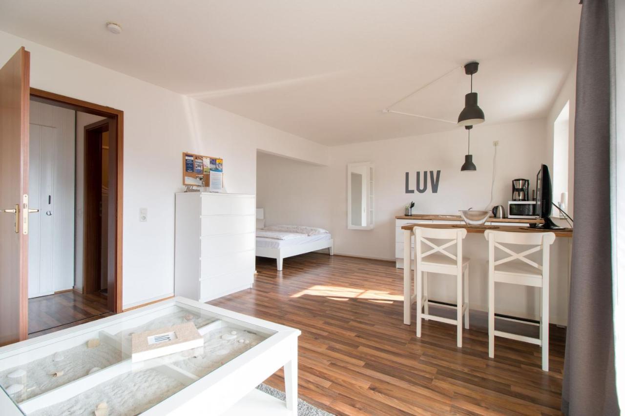 Fewo1846 Strandresidenz Wassersleben - Luv - Komfortables Studio-Apartment Mit Balkon Und Meerblick Harrislee Luaran gambar